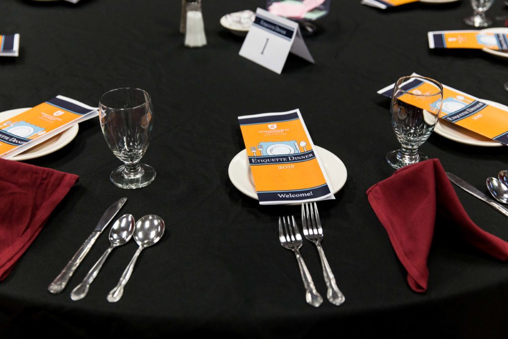 A behind-the-scenes look at the WSU Vancouver Etiquette Dinner