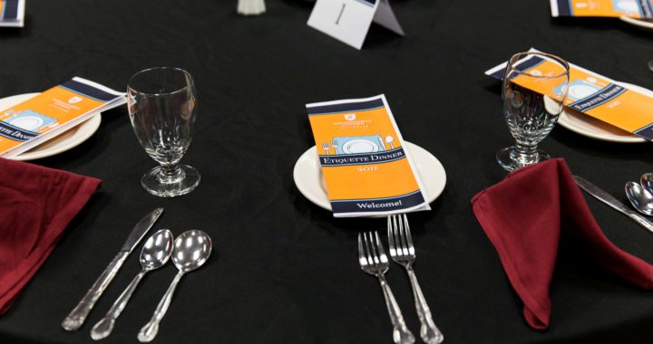 A behind-the-scenes look at the WSU Vancouver Etiquette Dinner