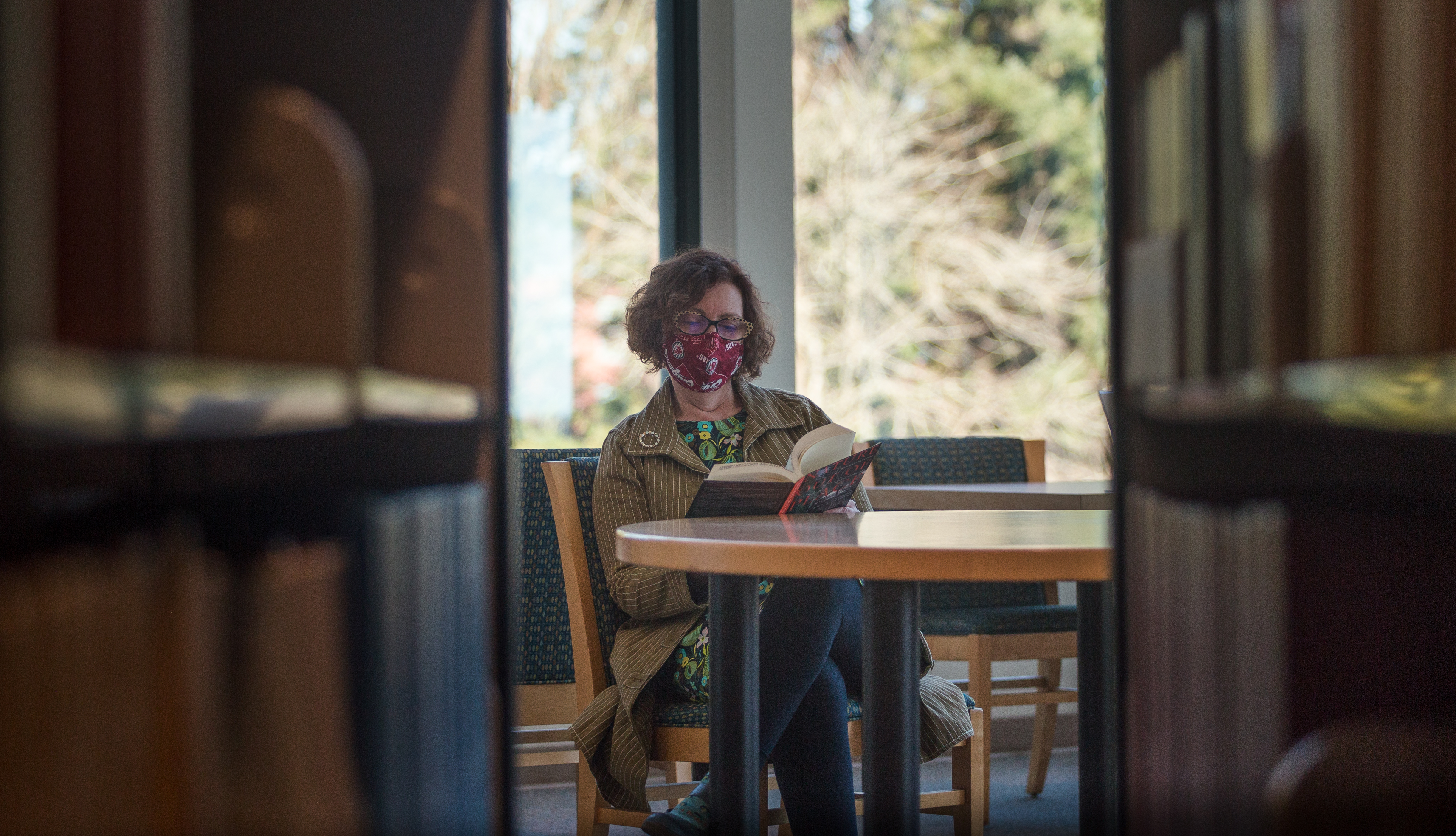 Librarian Karen Diller dives into her research on the perfect study space