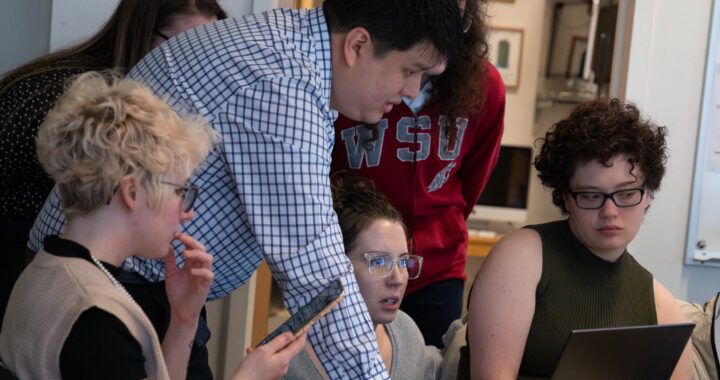 DTC Senior Seminar Creates Program’s First VR Game in DATA ENTRY: PORTAL