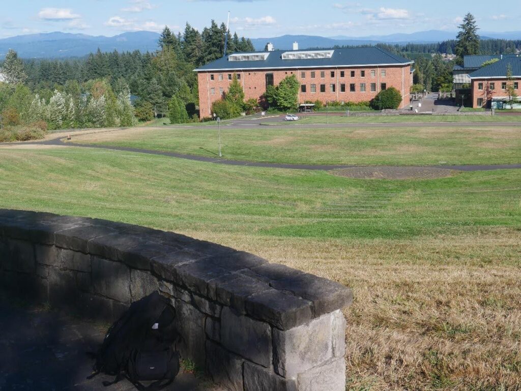 Scenery viewed from WSUV's amphitheater. (Chris Turk/The VanCougar)