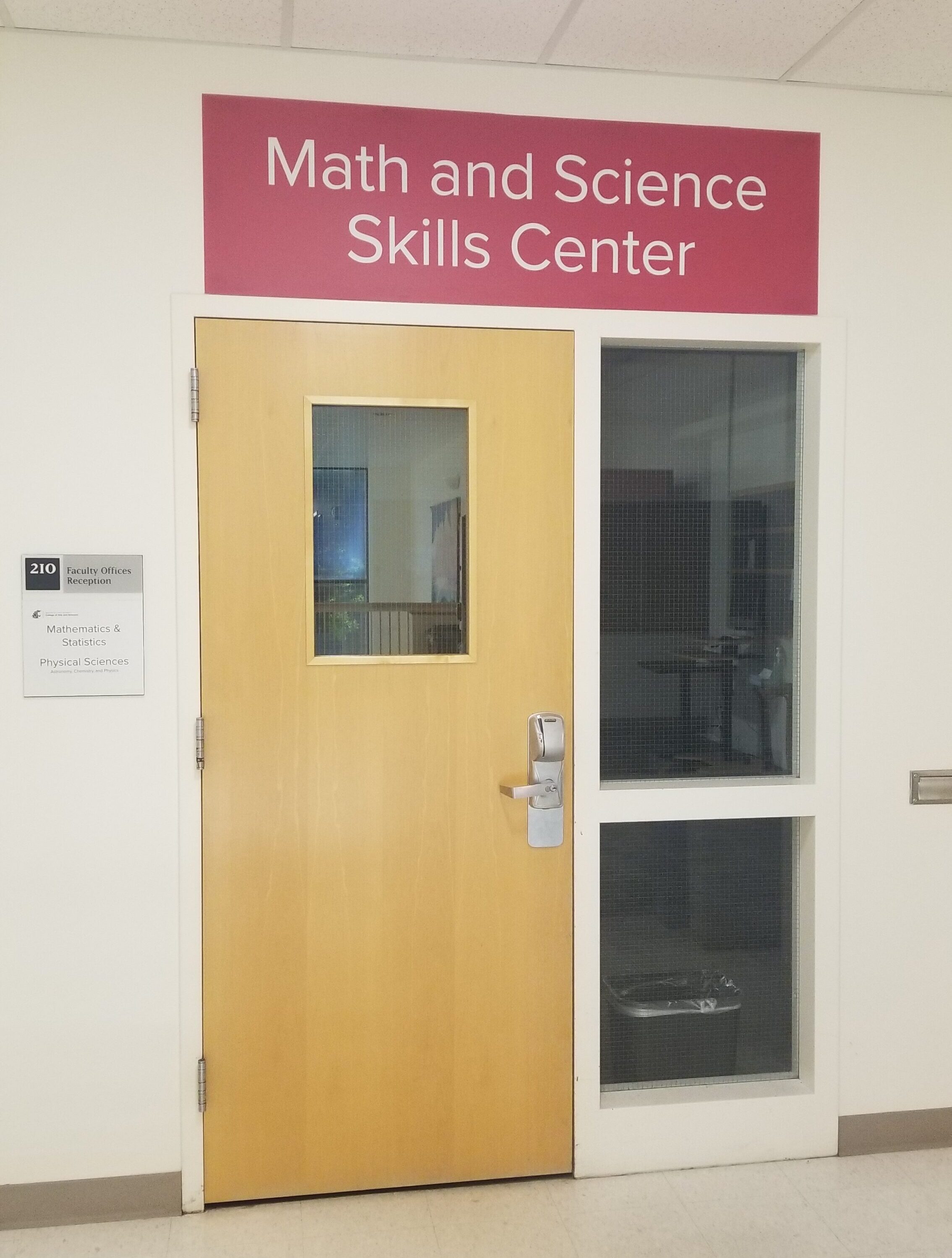 Math and Science Skills Center relocates to Library second floor