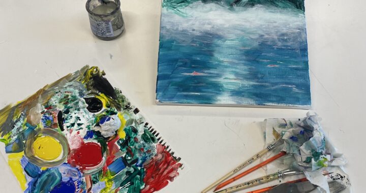 Bob Ross painting workshop sparks joy