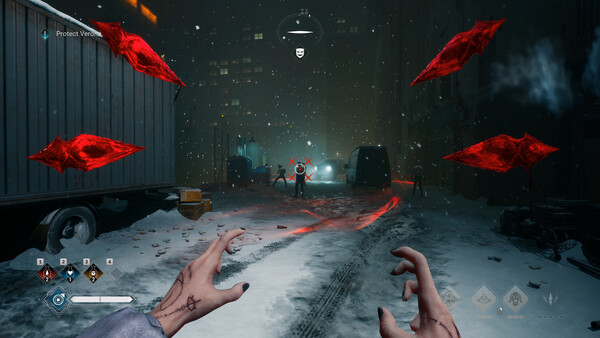 A screenshot of gameplay in Vampire: The Masquerade - Bloodlines 2. (Photo courtesy of The Chinese Room)