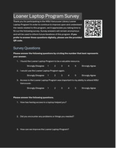 Exit Survey Sample