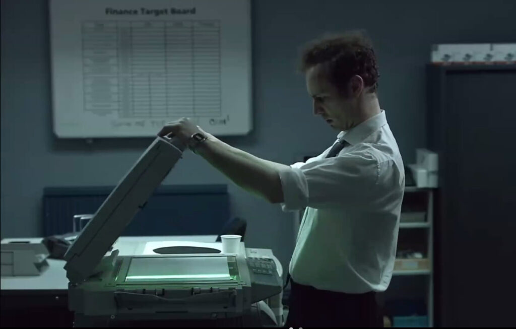 Screenshot from the short film, "The Black Hole," by Philip Sansom & Olly Williams (Max Murphy / VanCougar)
